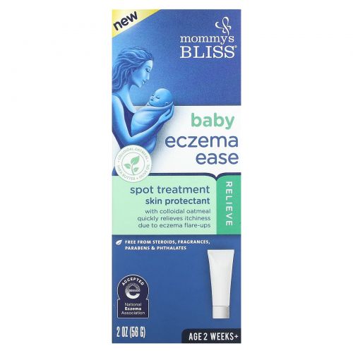 Mommy's Bliss, Baby Eczema Ease, средство от пятен, для детей от 2 недель, 56 г (2 унции)