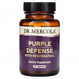 Dr. Mercola, Purple Defense, с ресвератролом, 30 капсул