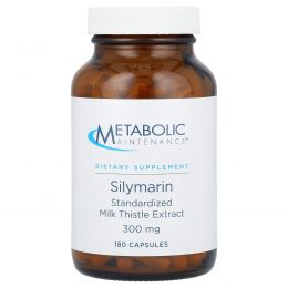Metabolic Maintenance, силимарин, 300 мг, 180 капсул