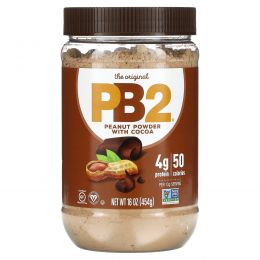 PB2 Foods, Арахисовое масло PB2 (сухой порошок) с шоколадом, 16 унций (453,6 г)