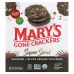 Mary's Gone Crackers, Крекеры Super Seed, нори и черный кунжут, 155 г