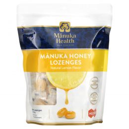 Manuka Health, Manuka Honey Lozenges, Lemon, MGO 400+, 58 Lozenges