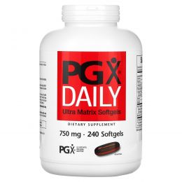 Natural Factors, PGX Daily, Капсулы Ultra Matrix, 750 мг, 240 Капсул