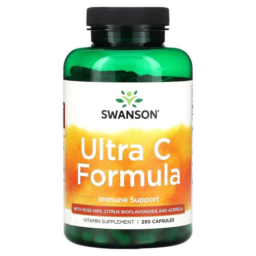 Swanson, Ultra C Formula, 250 капсул