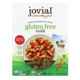 Jovial, Коричневая рисовая паста Fusilli, не содержащая глютена, 12 унций (340 г)