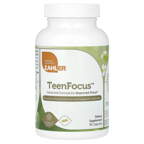 Zahler, TeenFocus, 90 капсул