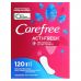 Carefree, Acti-Fresh, ежедневные вкладыши, обычные, без запаха, 120 вкладышей