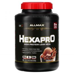 ALLMAX Nutrition, Hexapro, смесь из 6 протеинов ультрапремиального качества, шоколад, 2,27 кг (5 фунтов)