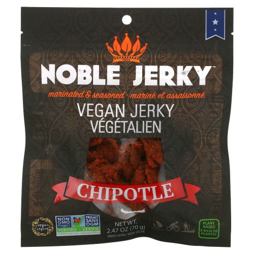 Noble Jerky, Vegan Jerky, Chipotle, 2.47 oz (70 g)