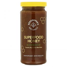 Beekeeper's Naturals, B. Powered Superfood Honey, 11.6 oz (330 g)