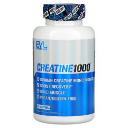 EVLution Nutrition, Creatine1000, 1,000 mg, 120 Veggie Capsules