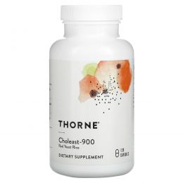 Thorne Research, Choleast -900, Поддержка сердечно-сосудистой системы 120 овощных капсул