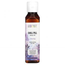 Aura Cacia, Chill Pill, масло для тела, 118 мл (4 жидк. Унции)