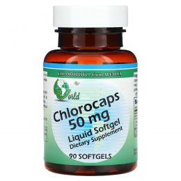 World Organic, Chlorocaps, 50 мг, 90 капсул (50 мг в 1 капсуле)