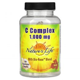 Nature's Life, C Complex, 1000 мг, 100 вегетарианских капсул