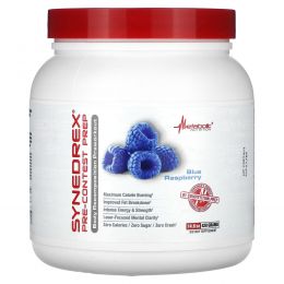 Metabolic Nutrition, Synedrex, предсоревновательный продукт, голубая малина, 420 г (14,8 унции)