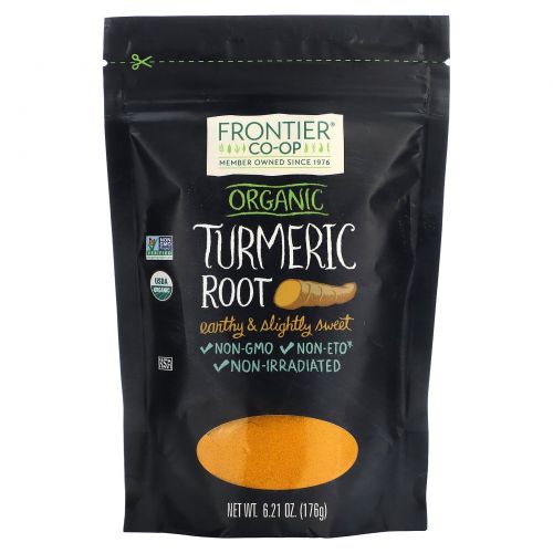 Frontier Natural Products, Organic Turmeric Root, 6.21 oz (176 g)