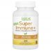 Super Nutrition, Super Immune+, мультивитамины с суперадаптогенами, зеленью, специями и антиоксидантами, 240 растительных капсул