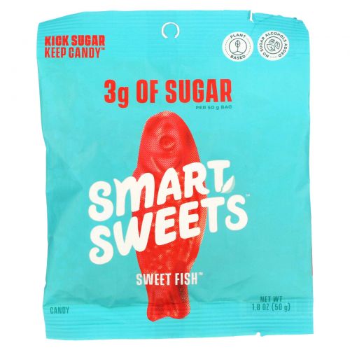 SmartSweets, Sweet Fish, Berry, 1.8 oz (50 g)