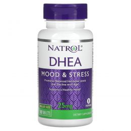Натрол, ДГЭА (DHEA), настроение и стресс, 25 мг, 180 таблеток
