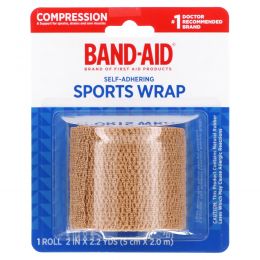 Johnson and Johnson, Band-Aid, самоклеящаяся повязка для физической активности, 1 шт.