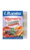 Ultamins, Мультивитаминный комплекс для женщин после 50 с CoQ10, грибами, ферментами, овощами и ягодами, 60 растительных капсул