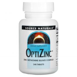 Source Naturals, OptiZinc, 240 таблеток