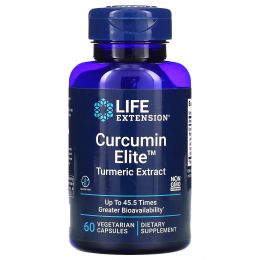 Life Extension, Curcumin Elite, Turmeric Extract, 60 Vegetarian Capsules