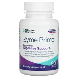 Houston Enzymes, Zyme Prime, мультиэнзимы, 90 капсул