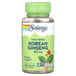 Solaray, Korean Ginseng, 550 mg, 100 VegCaps