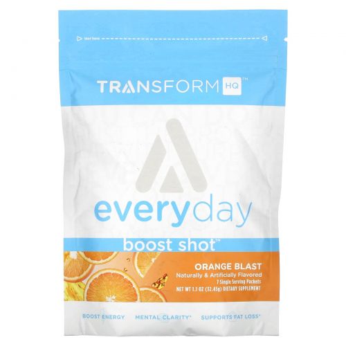 TransformHQ, Everyday, Boost Shot, апельсин, 32,45 г (1,1 унции)