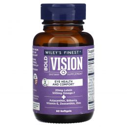 Wiley's Finest, Bold Vision, Proactive, 550 mg, 60 Softgels