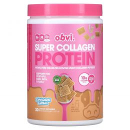 Obvi, Super Collagen Protein, хлопья с корицей, 348 г (12,27 унции)