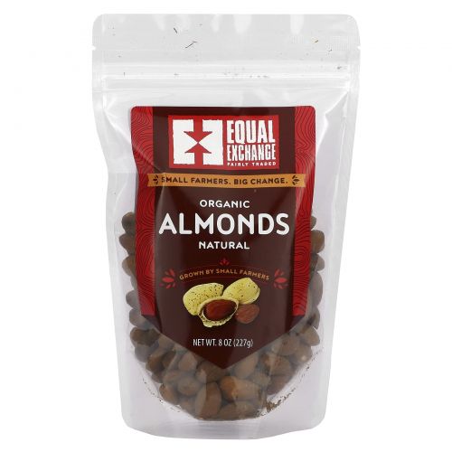 Equal Exchange, Organic Natural Almonds, 8 oz (227 g)