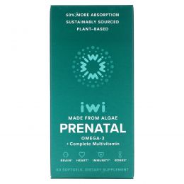 iWi, Prenatal Omega-3 + Complete Multivitamin, 60 Softgels