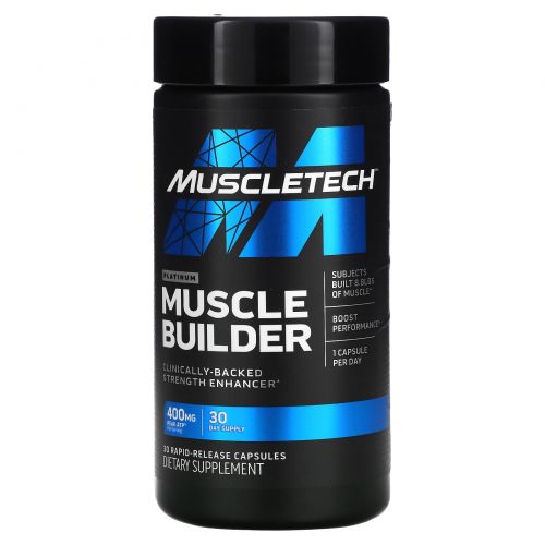 Muscletech, Pro Series, Muscle Builder, 30 Rapid-Release Capsules