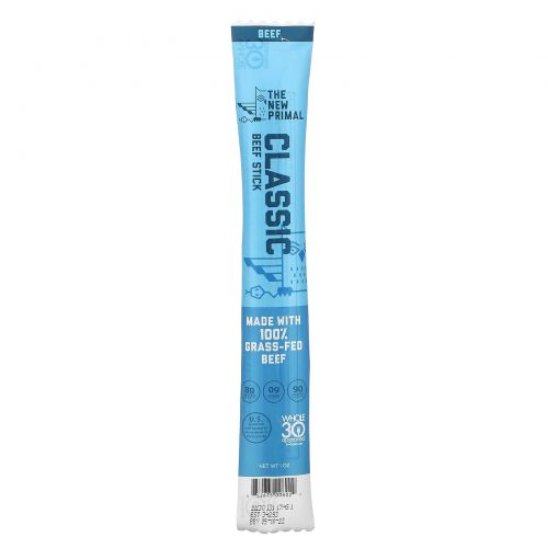 The New Primal, Beef Stick, Classic, 1 Stick, 1 oz