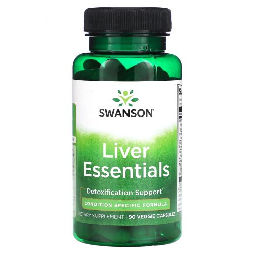 Swanson, Liver Essentials, 90 растительных капсул