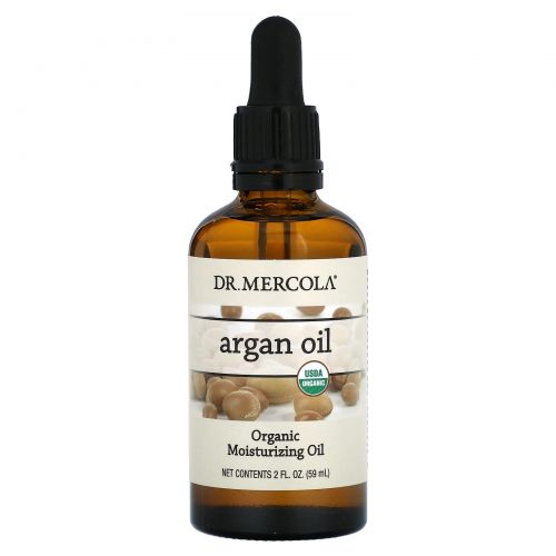 Dr. Mercola, органическое аргановое масло, 59 мл (2 жидк. унции)