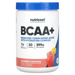 Nutricost, Performance, BCAA+, со вкусом малинового лимонада, 399 г (14 унций)