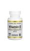 California Gold Nutrition, биоактивный витамин Е, 335 мг (500 МЕ), 30 растительных капсул