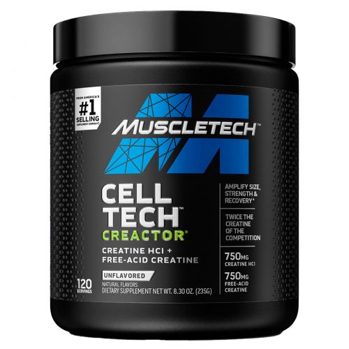 Muscletech, Creactor, без вкусовых добавок, 7,16 унций (203 г)