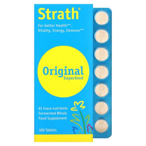 Bio-Strath, Цельнопищевая добавка, 100 таблеток