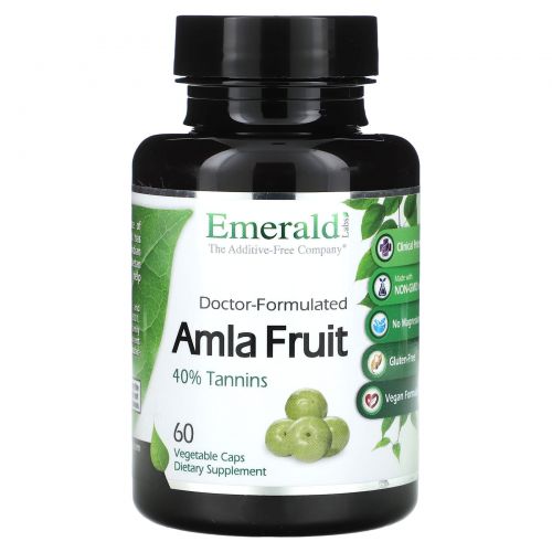 Emerald Laboratories, Амла-фрукт, 60 растительных капсул