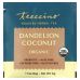 Teeccino, Organic Roasted Herbal Tea, Dandelion Coconut, Caffeine Free, 10 Tea Bags, 2.12 oz (60 g)