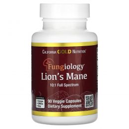 California Gold Nutrition, Lion's Mane, Full Spectrum, Organic Certified, 90 Veggie Capsules