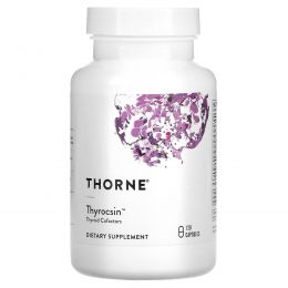 Thorne Research, Thyrocsin, Кофакторы щитовидной железы, 120 капсул в растительной оболочке