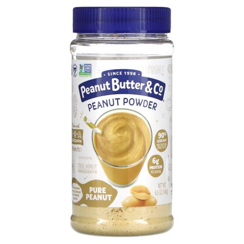 Peanut Butter & Co., Могучий Орех, Сухое Арахисовое Масло, Ваниль, 0,85 унции (24 г)