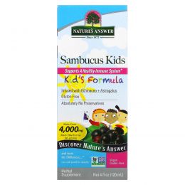 Nature's Answer, Sambucus, Kid's Formula, 4 fl oz (120 ml)