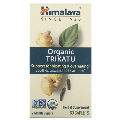 Himalaya Herbal Healthcare, Трикату, улучшение работы желудка, 60 капсул